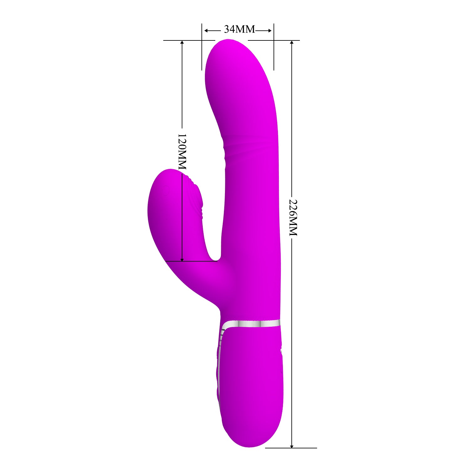Vibrador Estimulador de Clítoris - Vibrador Rabbit Multifunción