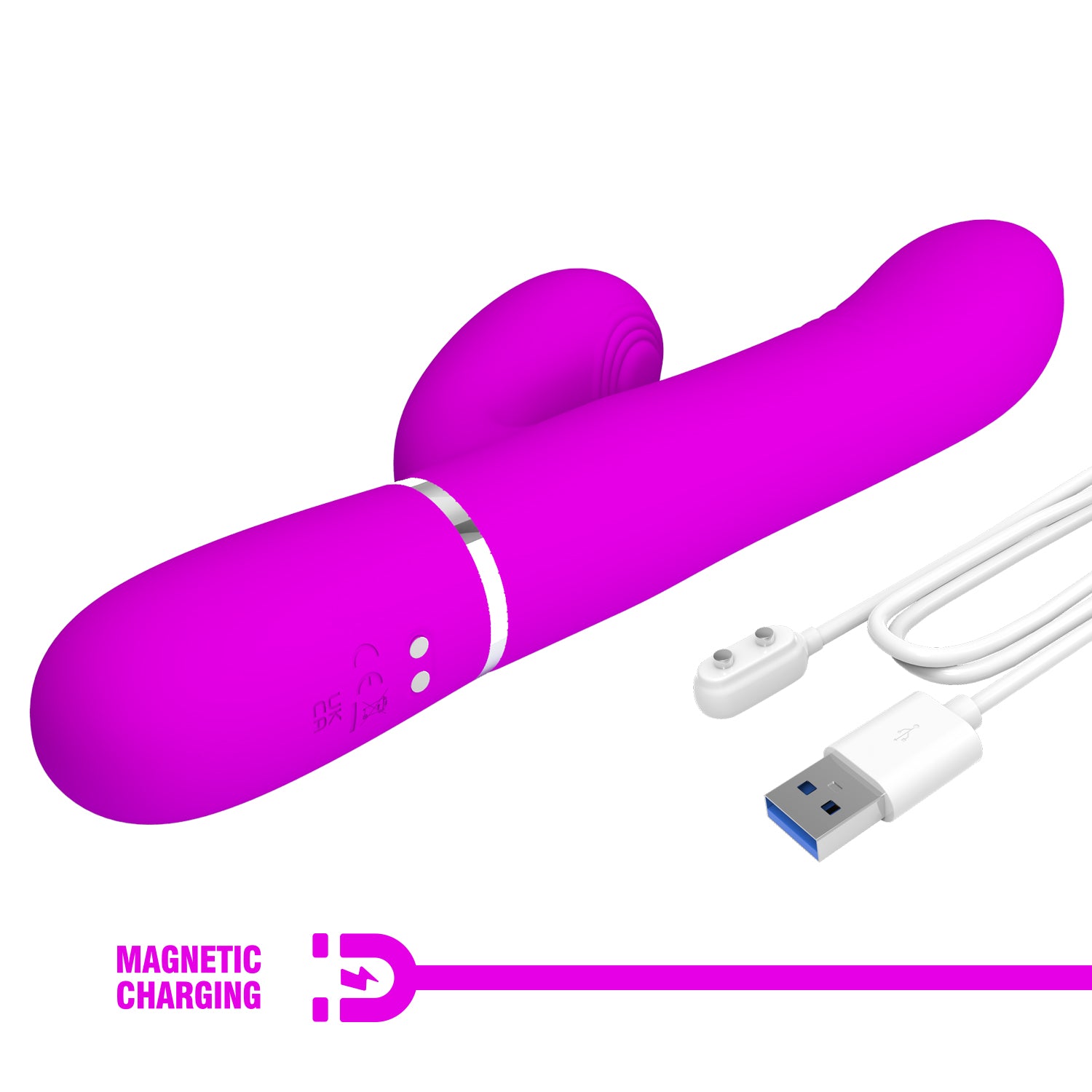 Vibrador Estimulador de Clítoris - Vibrador Rabbit Multifunción