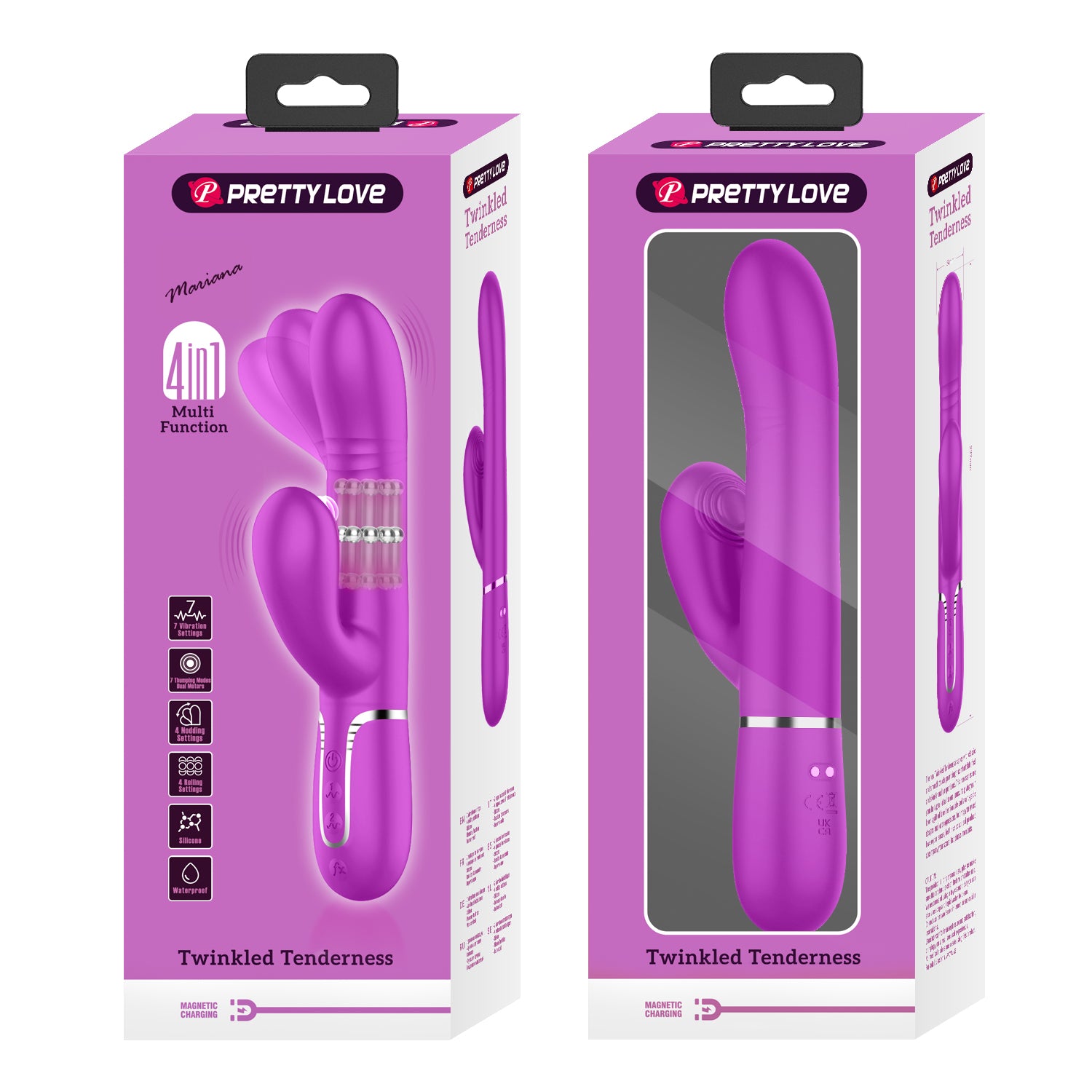 Vibrador Estimulador de Clítoris - Vibrador Rabbit Multifunción