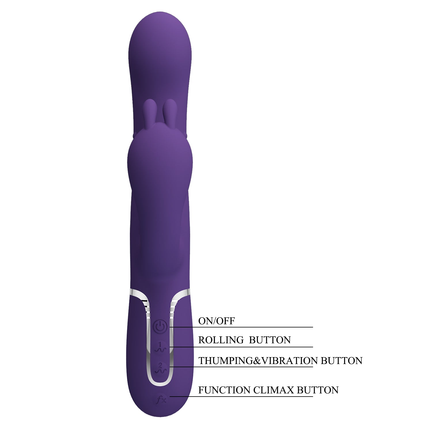 Vibrador Triple Estimulación