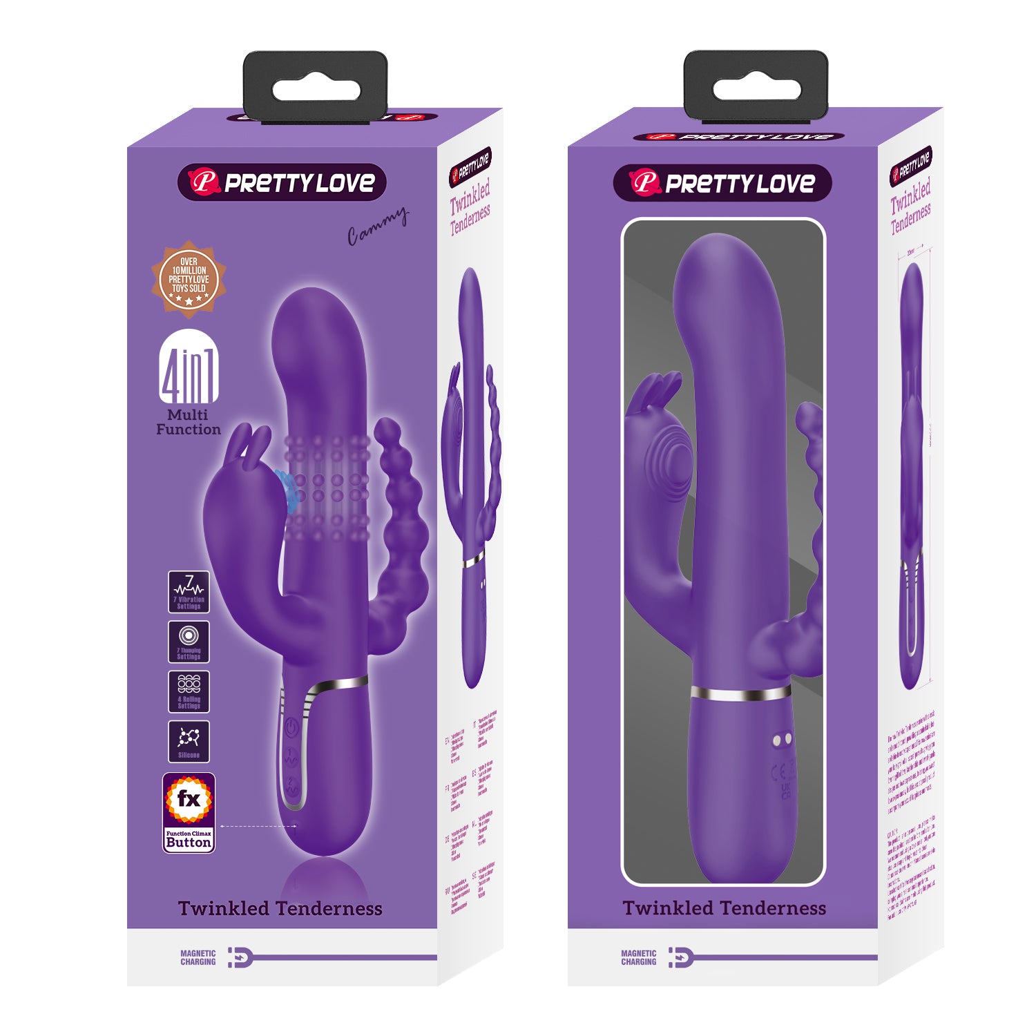Vibrador Triple Estimulación