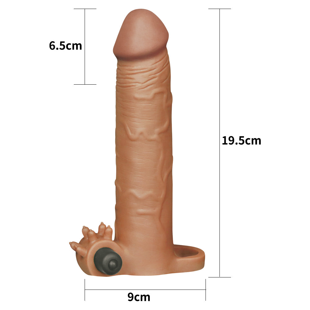Funda realista para pene alargador