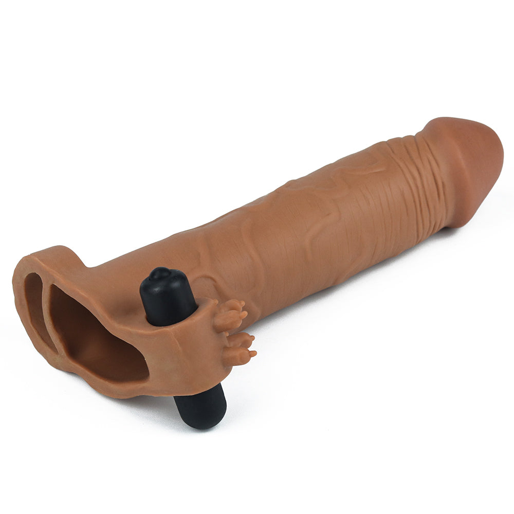 Funda realista para pene alargador
