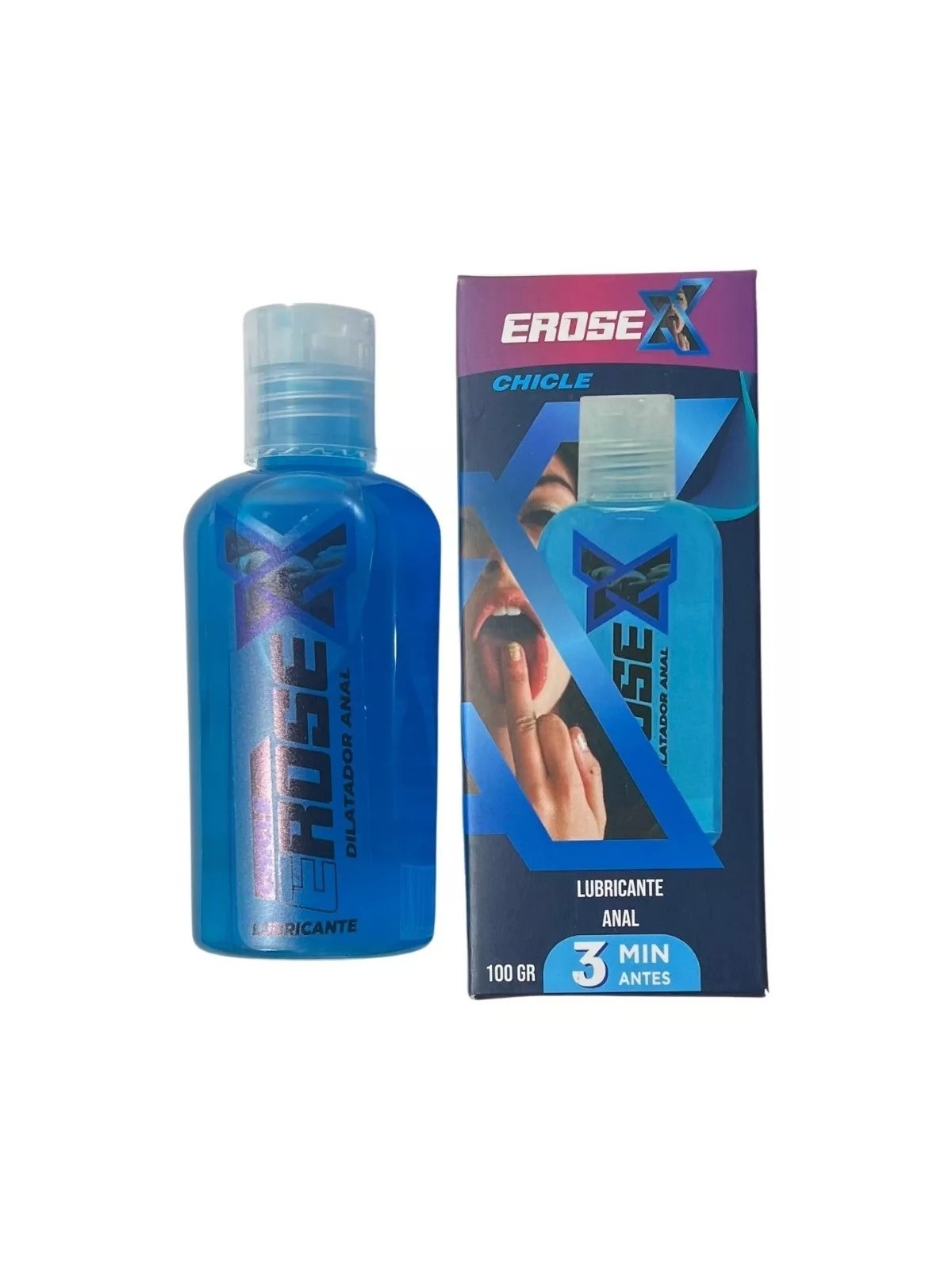 lubricante dilatador anal erosex chicle