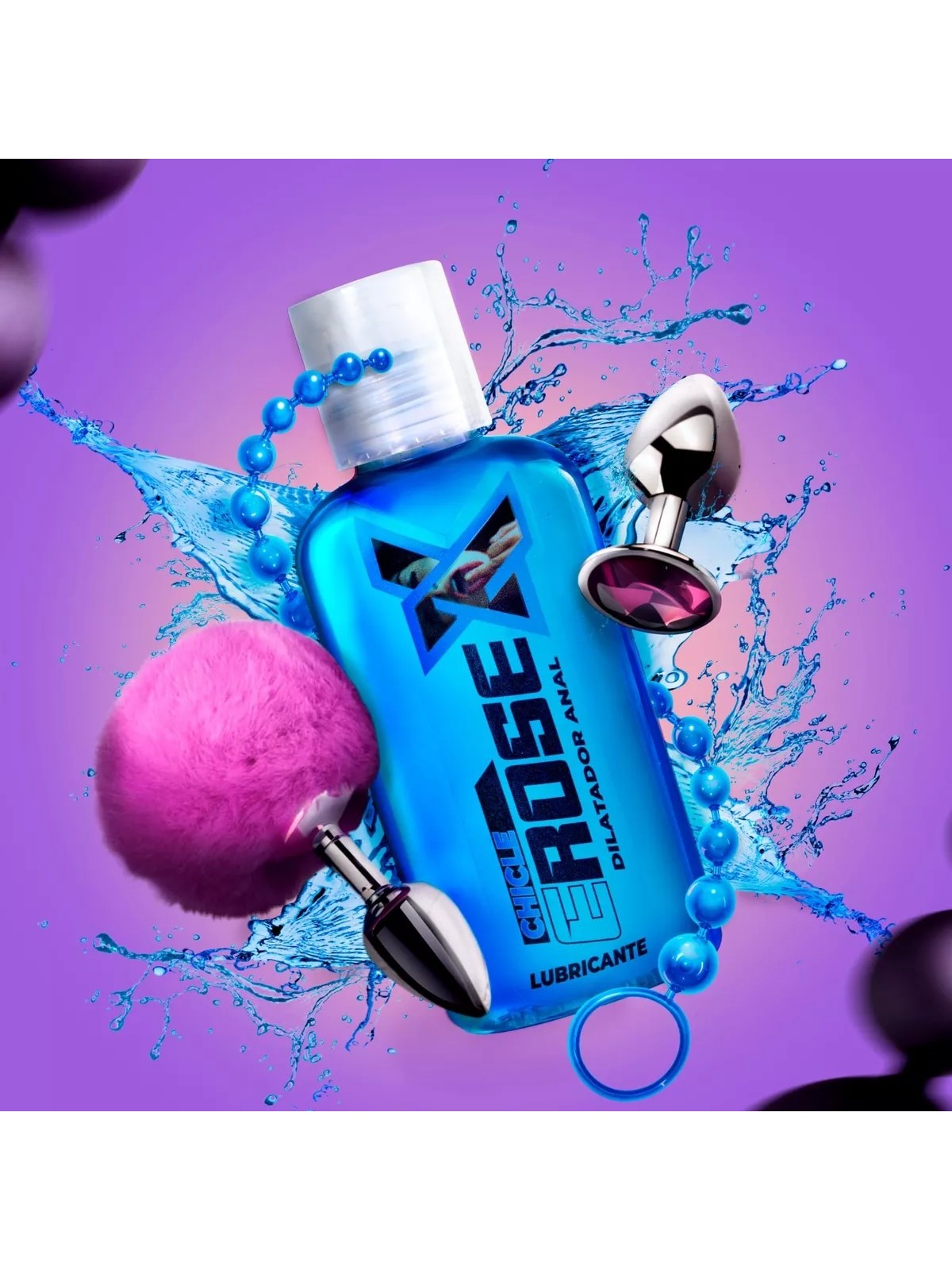 lubricante dilatador anal erosex chicle
