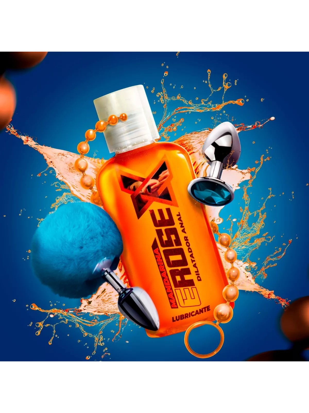 lubricante dilatador anal erosex mandarina