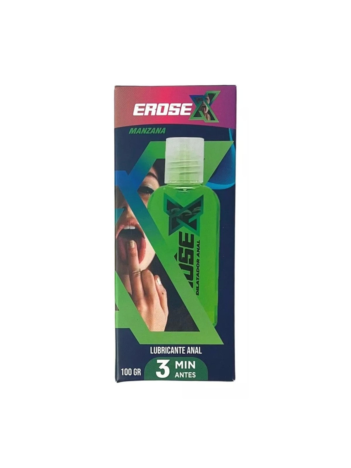 lubricante dilatador anal erosex manzana